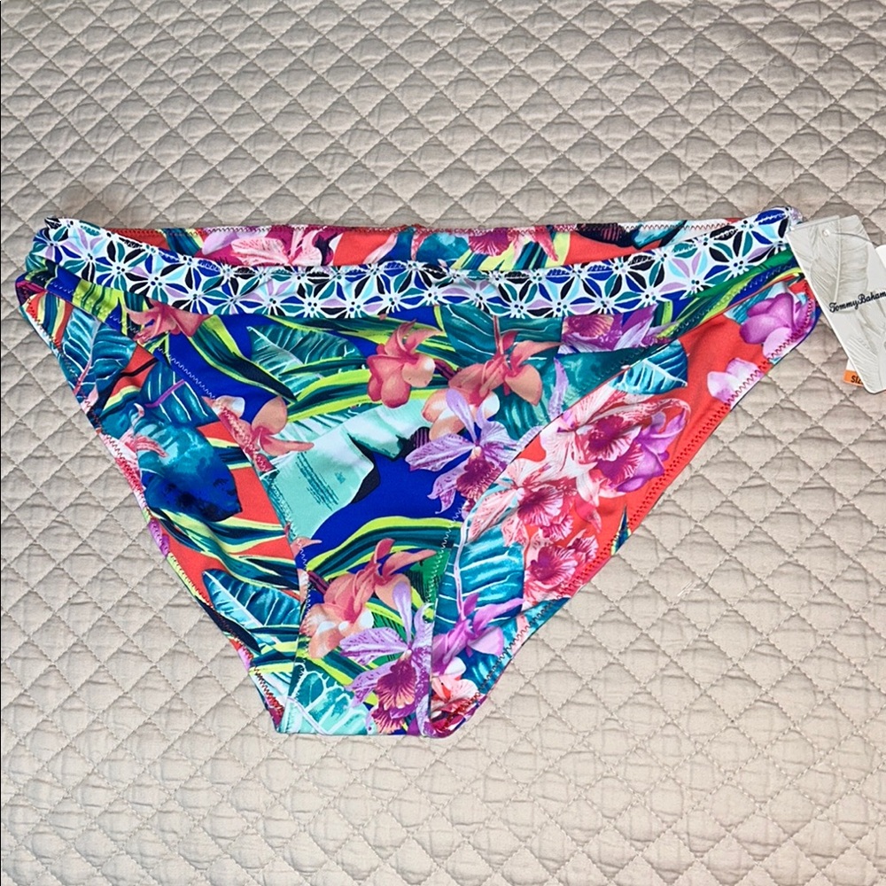 Tommy Bahama Orchid Grove reversible Bikini Bottom - Small - New